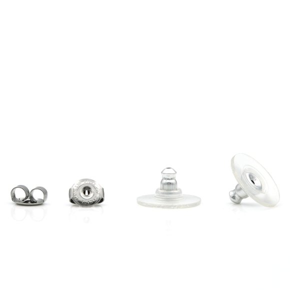 8mm Iridescent Swarovski Earrings | Sparkly Iridescent Crystal Studs - Picture 5 of 7